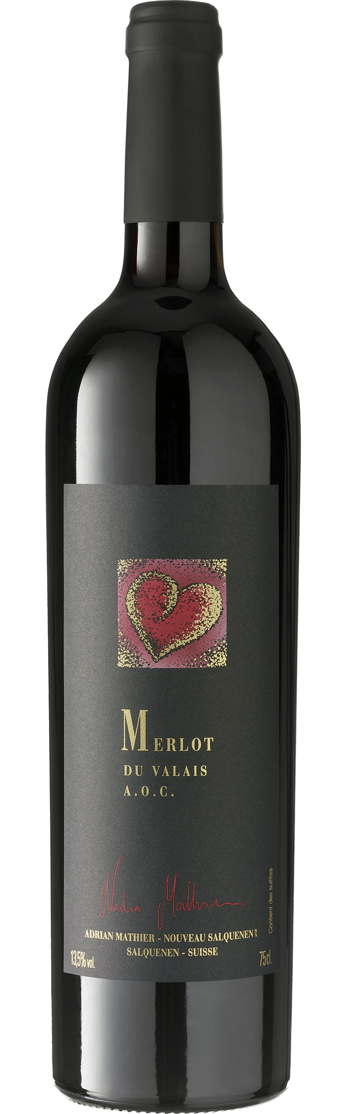 Diego & Adrian Mathier Merlot Nadia Mathier AOC Valais 2021