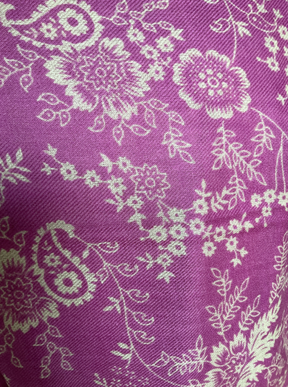 AISHITERU - Dahlia Printed Cashmere Shawl - Lux warm wrap in bloom 🌸✨