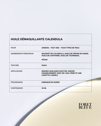 Forêt Bleue - MAKE-UPVERWATERINGSOLIE CALENDULA 🌿✨