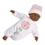 Babypuppe Cuquita dunkelhäutig 30cm