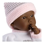 Babypuppe Cuquita dunkelhäutig 30cm