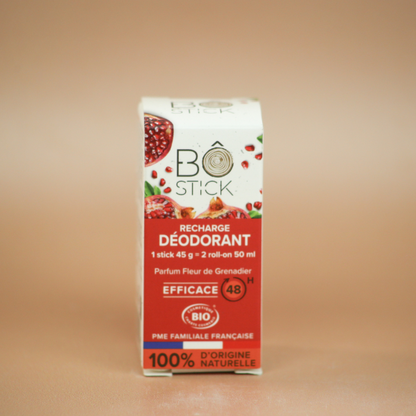 Bô-Stick - Pomegranate Scented Deodorant Refill - Natural & Effective! 🌿✨