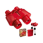 Fernglas rot 3.5-fache Vergrösserung