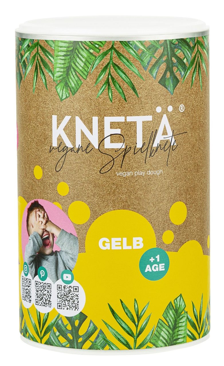 KNETÄ XXL Papierdose 1kg gelb