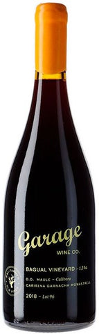 Garage Wine Co. Bagual Vineyard 2018