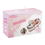 Puppentragetasche & Strampler rosa 42cm