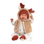 Babypuppe Mimi mit Kapuzenweste 42cm