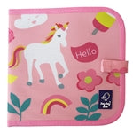 Kreidemalbuch Set mit 4 Kreiden Einhörner