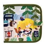 Kreidemalbuch Set mit 4 Kreiden Camping