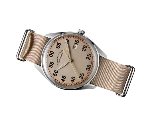 Elka Reloj - Correa de Nylon Nato Beige ⌚ UX02-0901