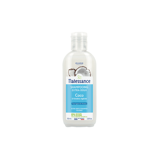 🌴 Natessance® Extra-Gentle Coconut Shampoo - 100ml 🌴