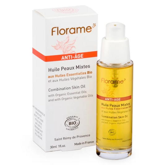 Florame Organic Anti-Aging Oil for Combination Skin - 30ml 🌿✨