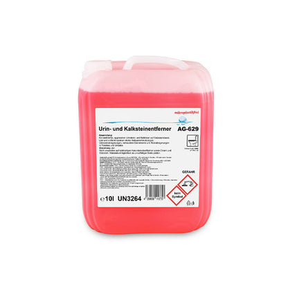 Urin- und Kalksteinentferner, rot, pH-Wert <2, Gefahrengut, 10 Liter