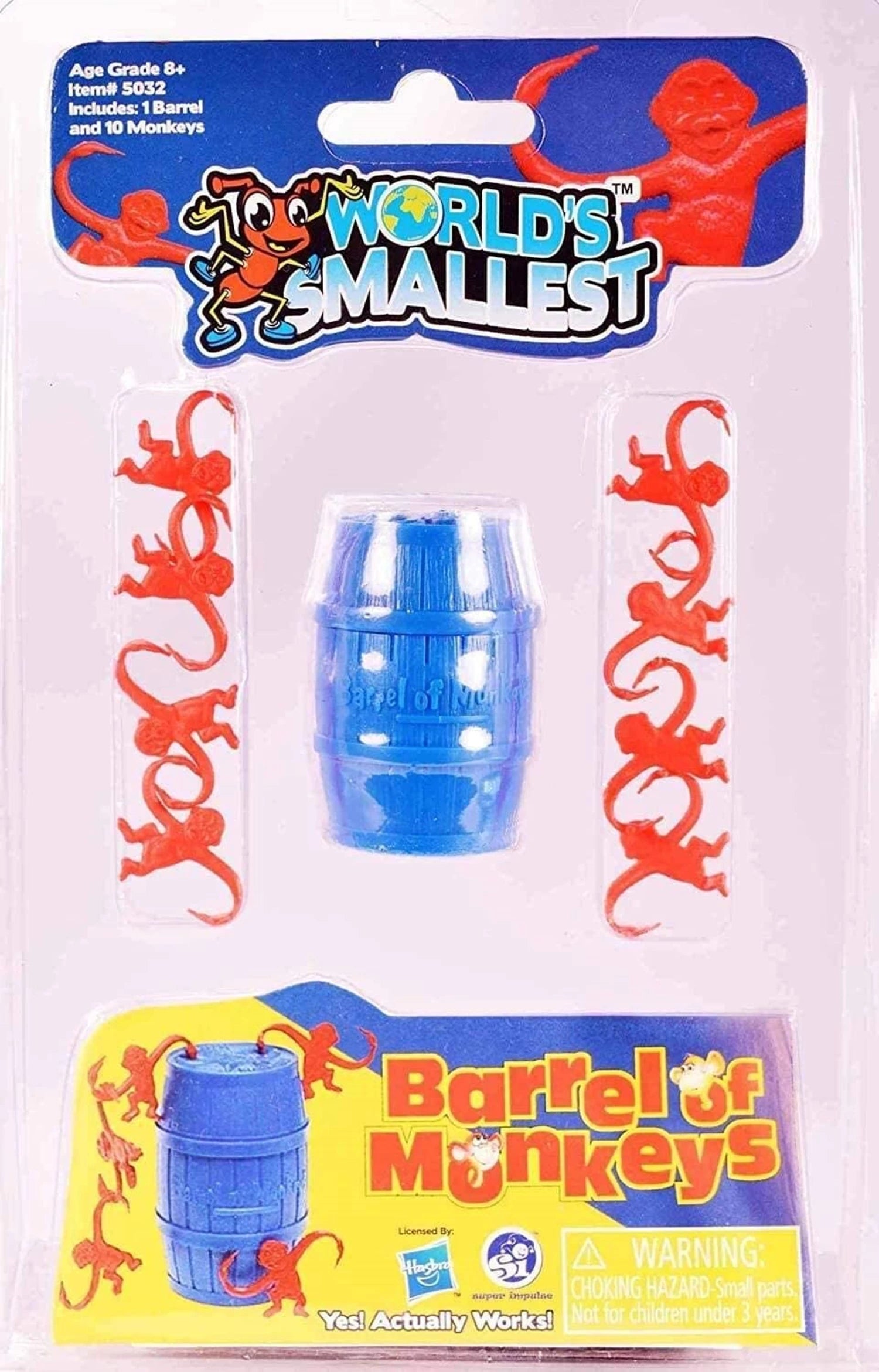 Worlds Smallest Barrel o Monkey