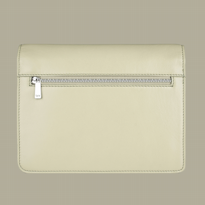 Überschlagtasche beige