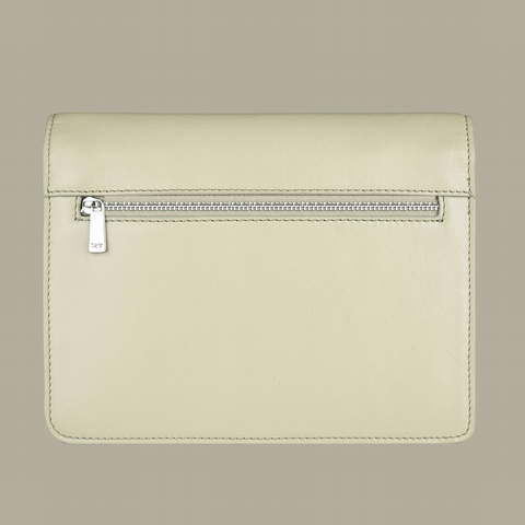 Überschlagtasche beige