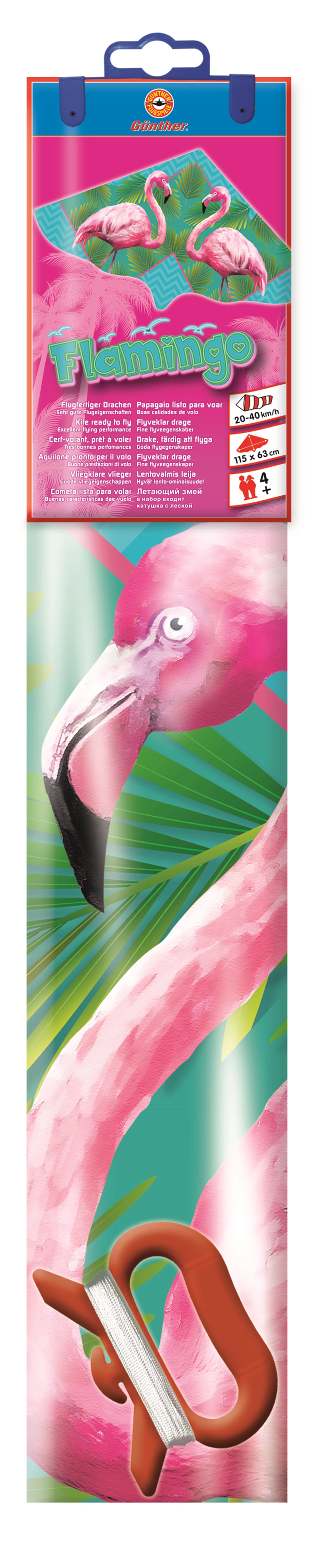 Kinderdrachen Flamingo