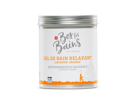 Salinas Suizas - Sal de baño relajante de lavanda y naranja - Disfruta de la serenidad 🛁🌿
