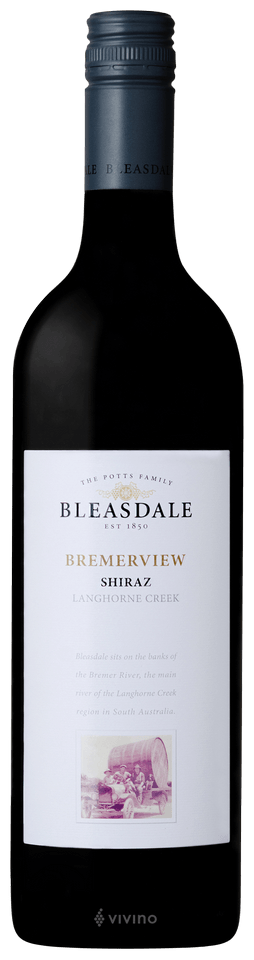 Bleasdale Vineyards Bleasdale Bremerview Shiraz Langhorne Creek 2017