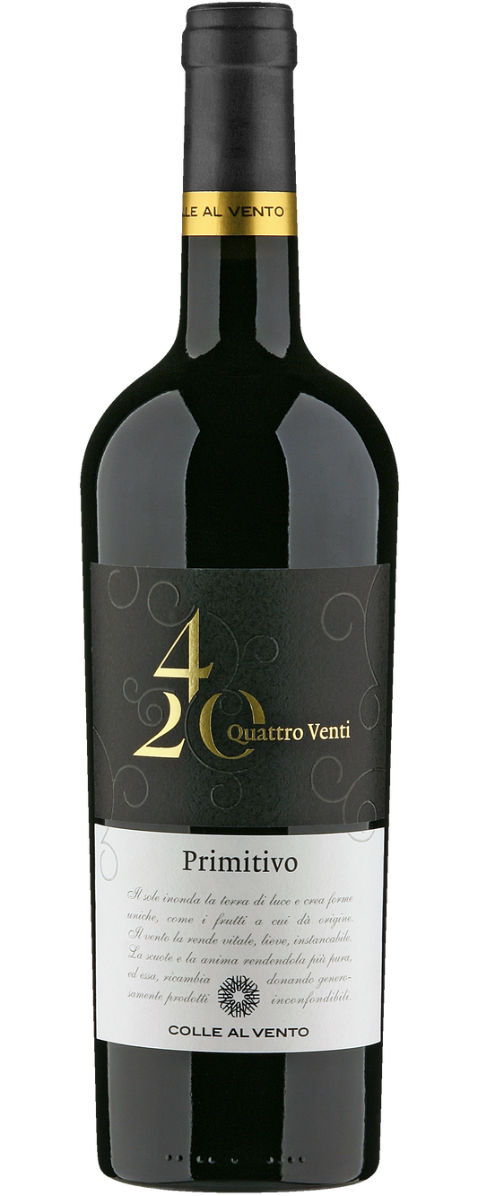 Colle al Vento Primitivo Salento Quattro Venti 420 IGP 2024