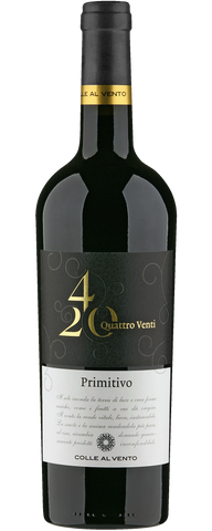 Colle al Vento Primitivo Salento Quattro Venti 420 IGP 2024