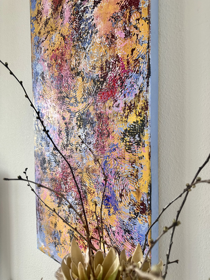 Natalia Brooks - Tankers kredsløb - 100x50 (akryl, lærred)