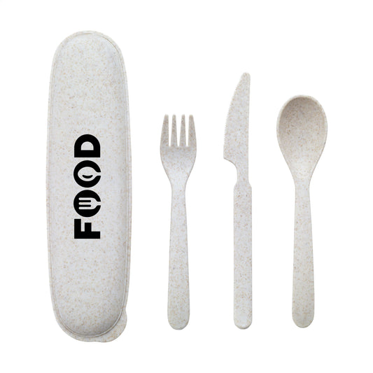 ECO Gusto Weizenstroh-Besteckset