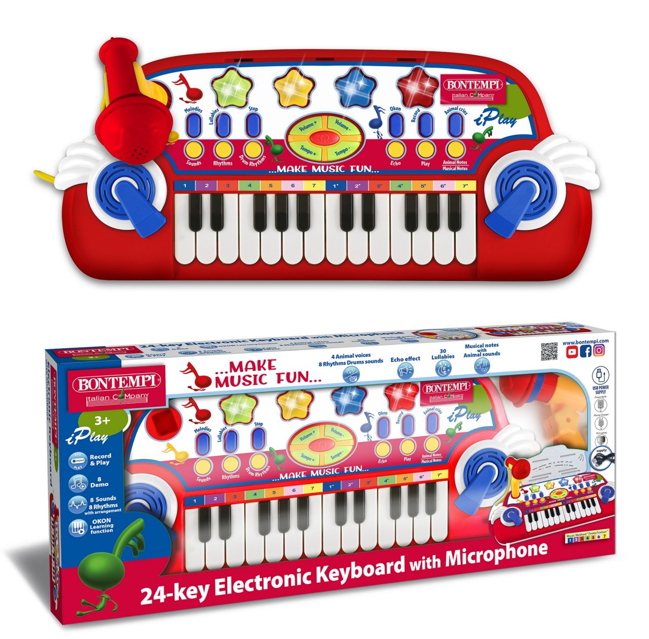 Elektronik-Keyboard mit 24 Tasten