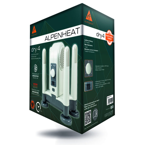 ALPENHEAT - Sko Tørker Dry4 - Rask Tørking & Koselig Komfor for Dine Sko! 👟✨