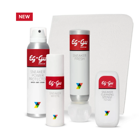 Sneaker cleaner set with sponge to go