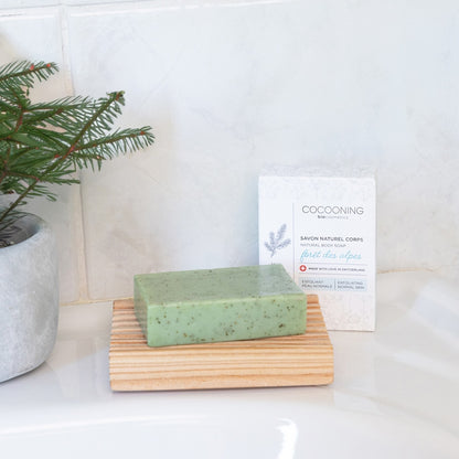 Cocooning Biokosmetik - Alpeforest sæbe 🌲🛁 Et beroligende fristed for dine sanser!