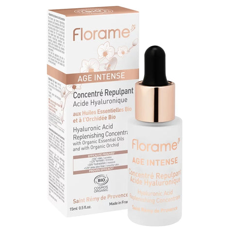 🌿 Florame Age Intense Hyaluronic Acid Plumping Concentrate - 15ml 🌿