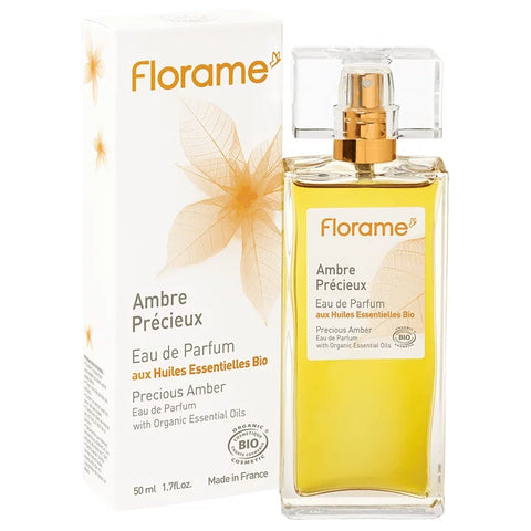 Florame Precious Amber Eau de Parfum with Organic Essential Oils - 50ml 🌿✨