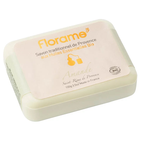 🌿 Florame Organic Almond Soap - 100g 🌿