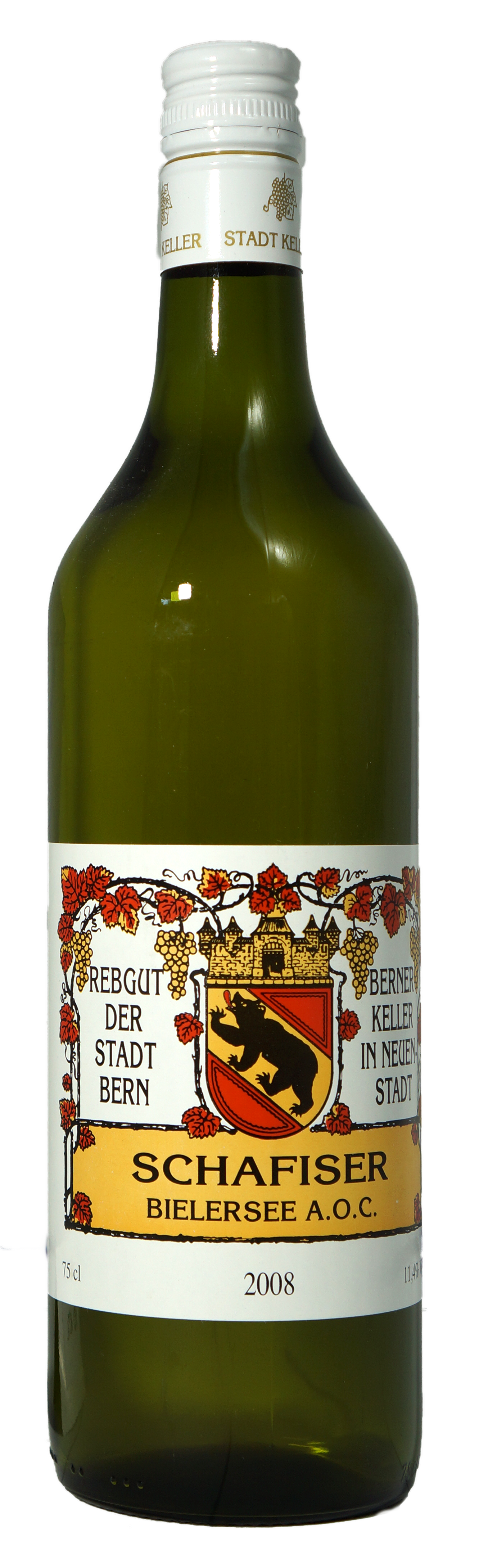Ville de Berne Schafiser Chasselas AOC - Rebgut der Stadt Bern 2022 Blanc