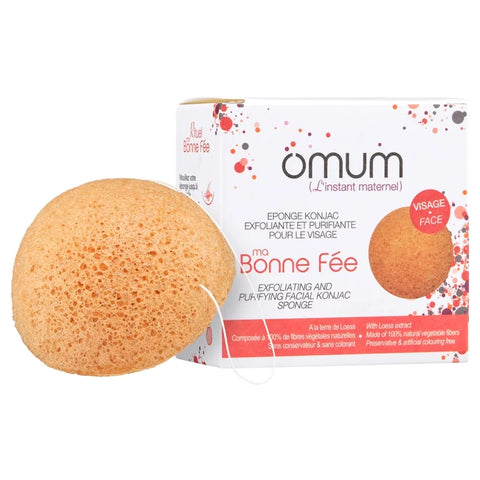 🌿 Omum Exfoliating & Purifying Konjac Face Sponge 🌿