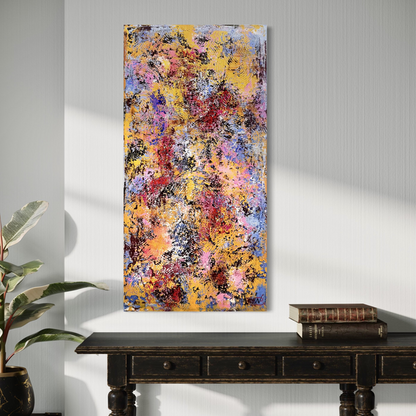 Natalia Brooks - Tankers kredsløb - 100x50 (akryl, lærred)