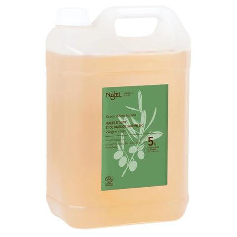 🌿 Najel Liquid Aleppo Soap – 5L 🌿