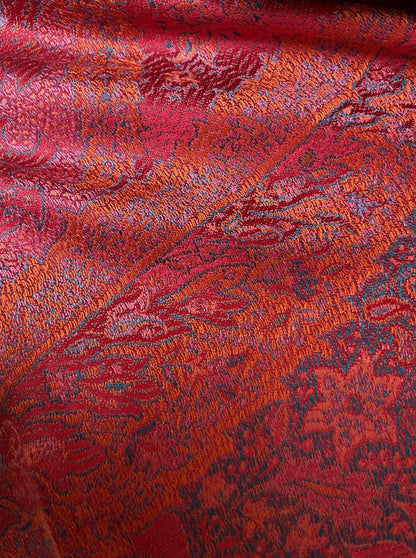 AISHITERU - Nareen Silk Scarf – Cherry Symphony, Bold Silk Shine ✨💎