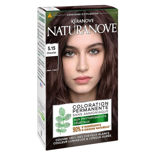 🍫 Naturanove Coloration Permanente Chocolat 5.15 🍫