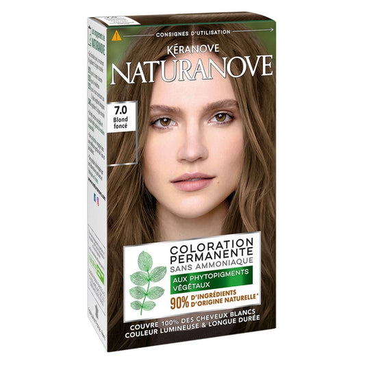 🌟 Naturanove Coloration Permanente Blond Foncé 7.0 🌟