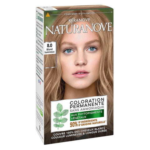 🌟 Naturanove Coloration Permanente Blond Lumineux 8.0 🌟