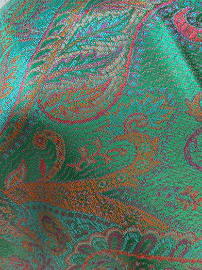 AISHITERU - Lyara Silk Scarf - Emerald Grace Radiant Silk ✨🌿