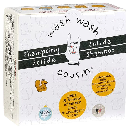 🍼 Wash Wash Cousin Shampooing Solide Douceur Bébé 🍼