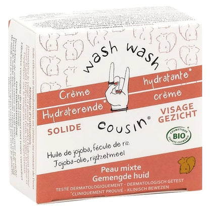 🌿 Wash Wash Cousin Crème Hydratante pour Peau Mixte 🌿