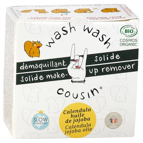 🌿 Wash Wash Cousin Démaquillant Solide Ultra Doux 🌿