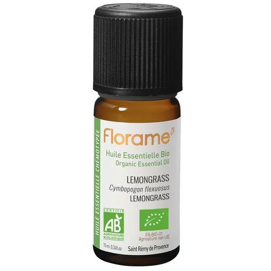 🌿 Florame Organic Lemongrass Essential Oil - 10ml 🌿