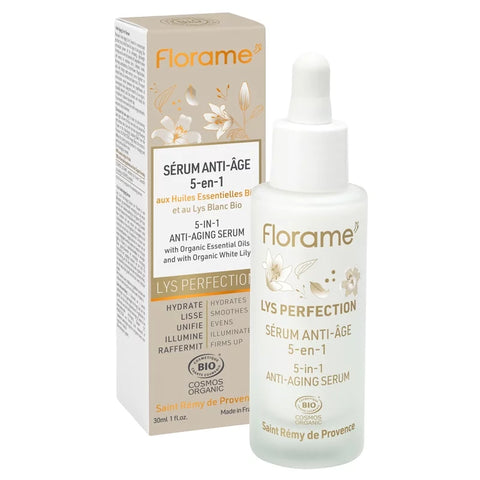 Florame Lys Perfection 5-in-1 Anti-Aging Serum - 30ml 🌿✨