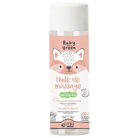 🐾 MKL Green Nature Organic Baby Massage Oil 🌿