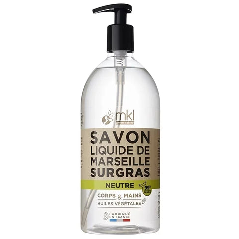 MKL GREEN NATURE - Sabão Líquido de Marselha Surgras Neutro (500ml) - Limpeza Pura & Suave 🌿🧴